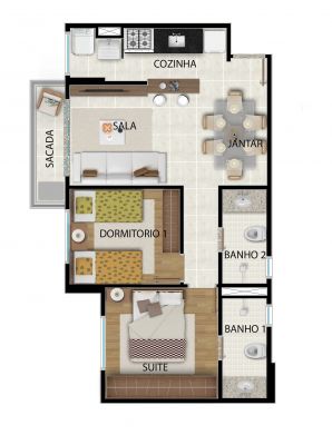 Ercilía Panoramico Club Apartamentos de 2 dormitorios