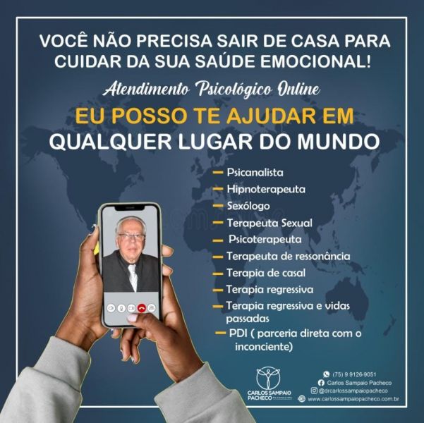 PSICANALISTA FEIRA DE SANTANA 75 991269051 whatsapp