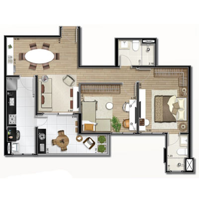 Seu novo lar com vista para a felicidade 