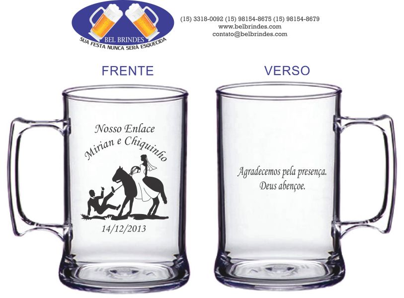 Canecas de chopp Personalizadas
