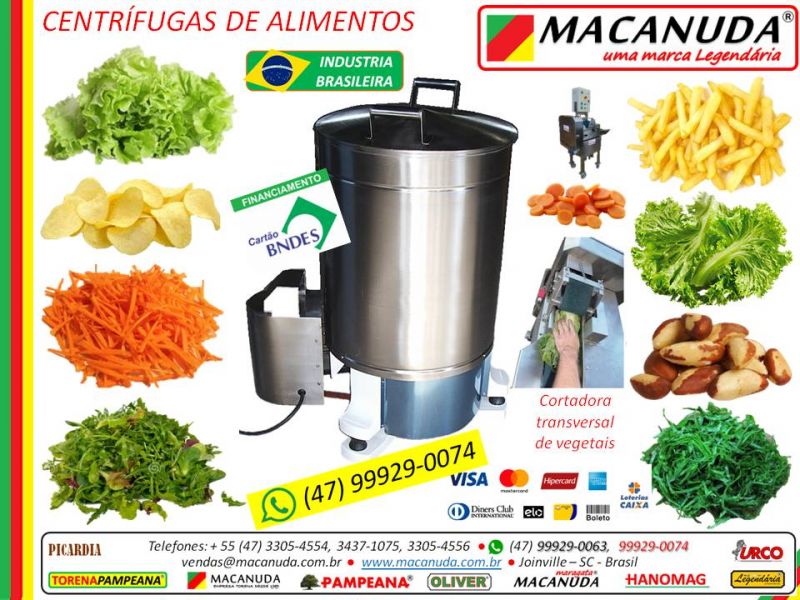 Fatiar repolho máquina industrial da marca MACANUDA