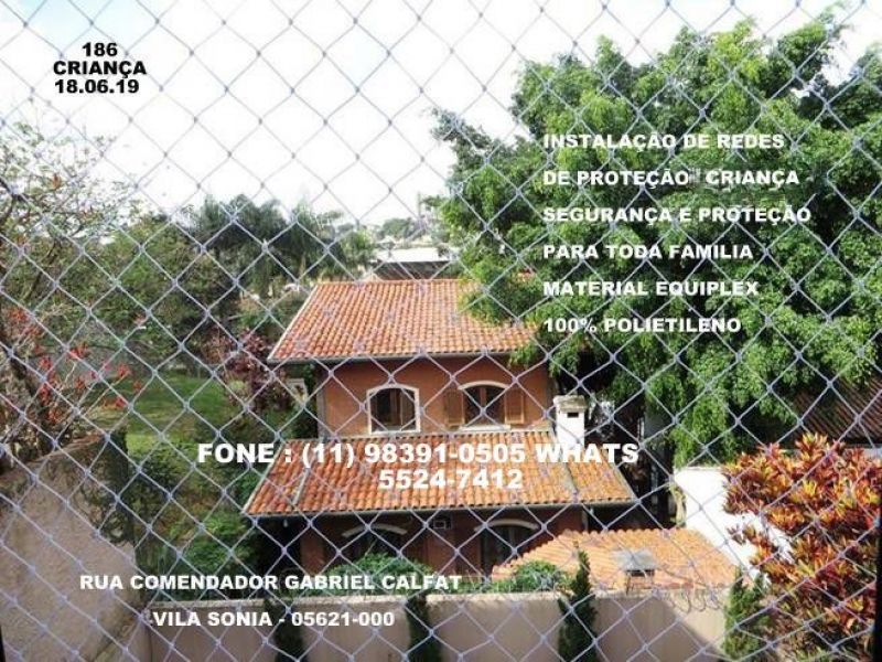Telas de Proteção na Vila Madalena, Rua Girassol, (11)  98391-0505 whats
