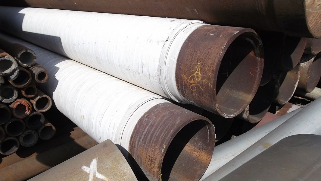 147 ton de tubos de aço de 20 x 0,688 pol
