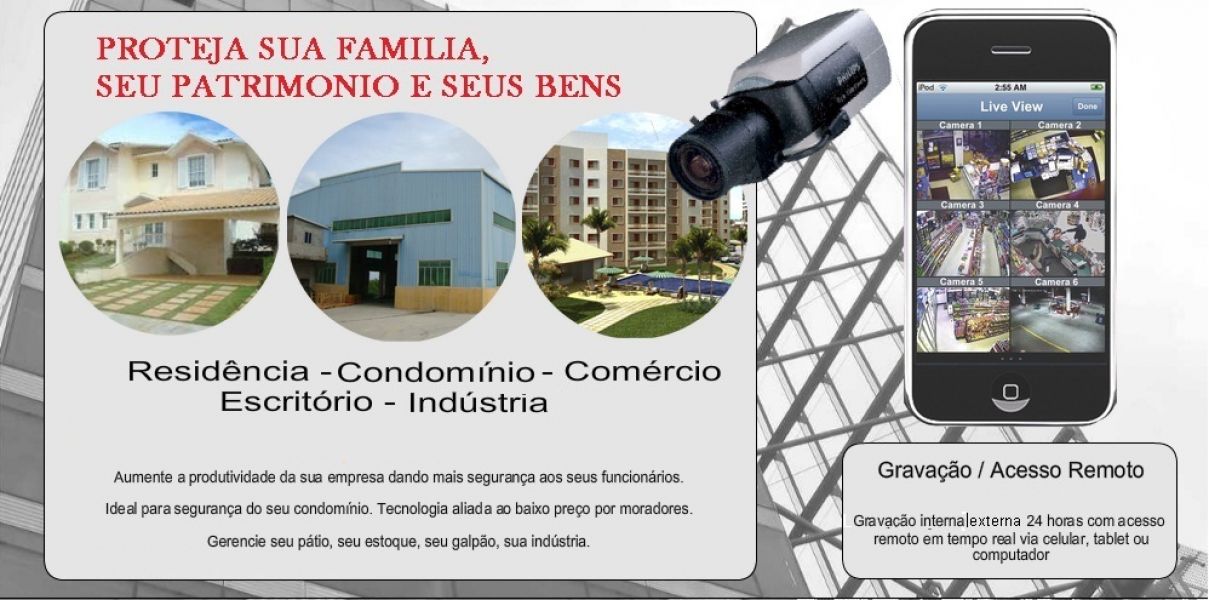 Instalação de Câmeras de Segurança   21-97385-3022
