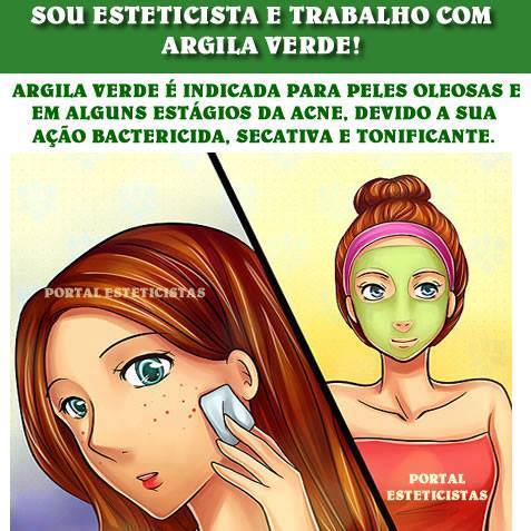Argila seca espinha
