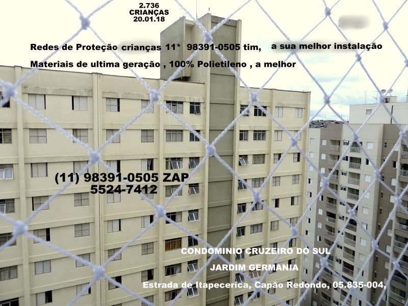 Telas de Proteção no Condominio Cruzeiro do Sul, Estrada de Itapecerica, (11) 98391-0505 zap 