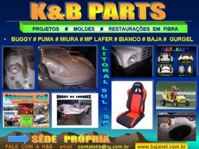 KIT BAJA  E PEÇAS  PARA  VOLKSWAGEN  FUSCA É COM A KB