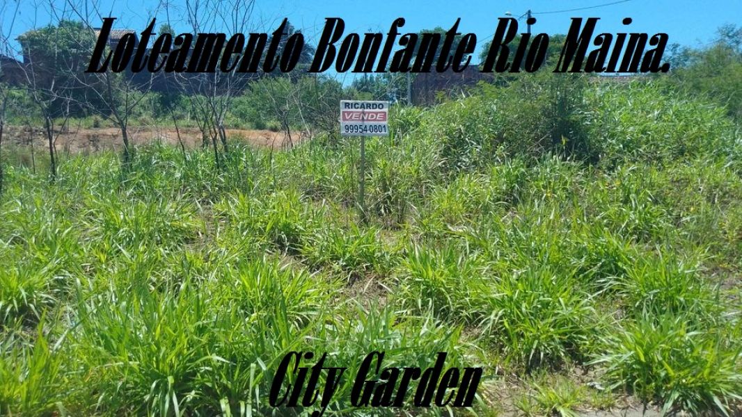 Terreno a venda loteamento City Garden Rio Maina Criciúma