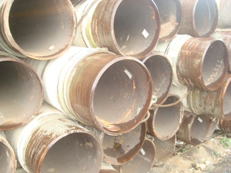 147 ton de tubos de aço de 20 x 0,688 pol
