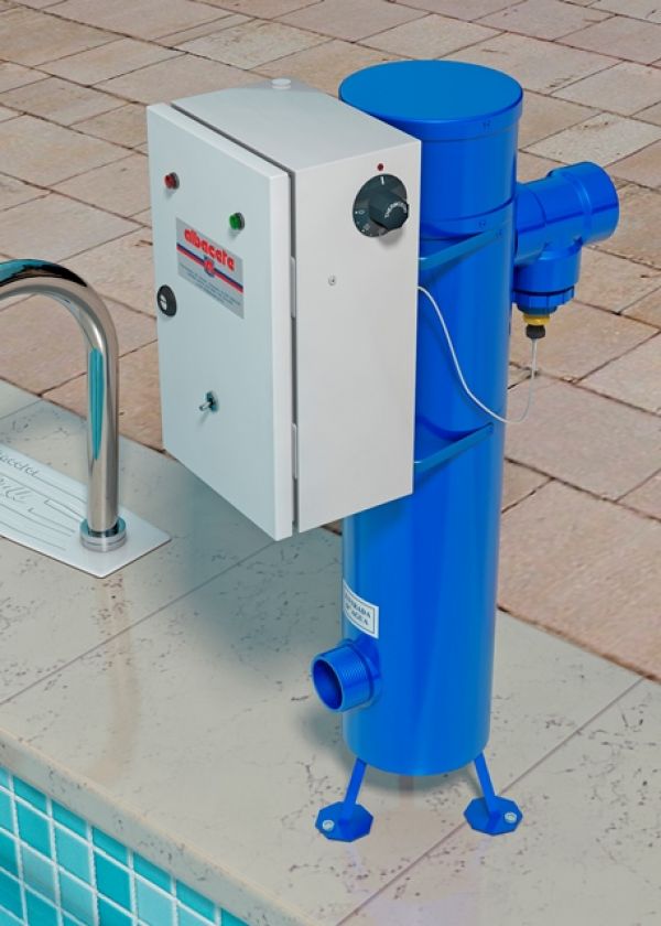 Aquecedor para piscina (vertical) 6KW - Mega-Lazer