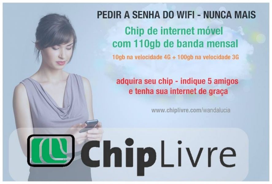 Internet movel 4g ilimitada  