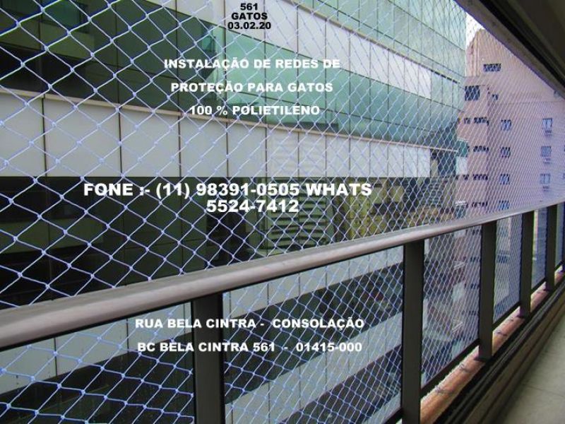Telas de Proteção na Consolação, (11)   98391-0505 zap 