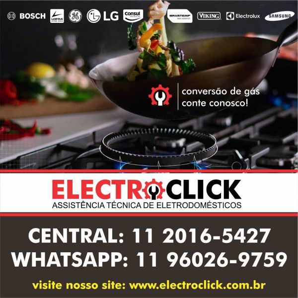 Manutenção e conversão de gás GLP para Gás Natural