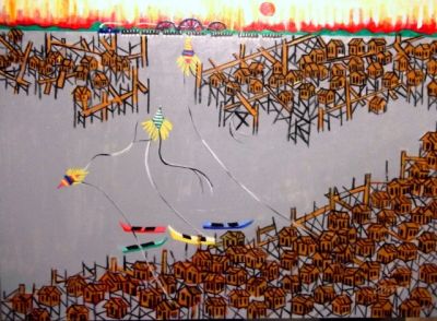 OBRAS DO ARTISTA CATALOGADO AECIO COM AJUR SP PARA VENDA DAS OBRAS 