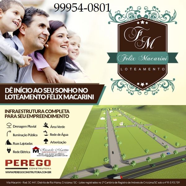 16,22x31,00: 497,55m2.  lote 11 qd K.  Faço parcelado em até 84xs.  OBSERVAÇÕES: 1 - Para pagamento 