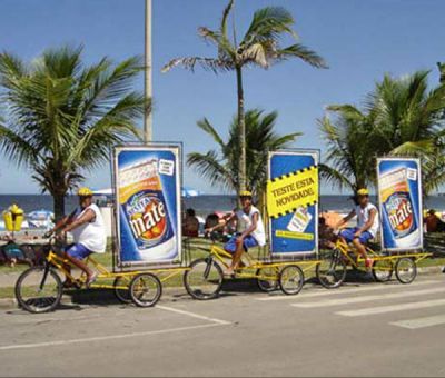locação bike propaganda