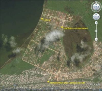 Terreno de frente para Lagoa de Araruama