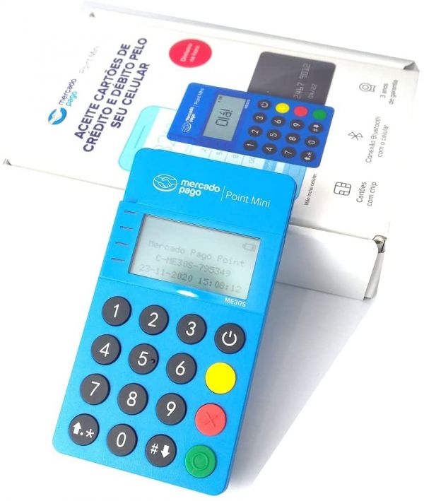 Maquininha Cartão Point Mini Aproximação - Novo Modelo Me30s Bluetooth