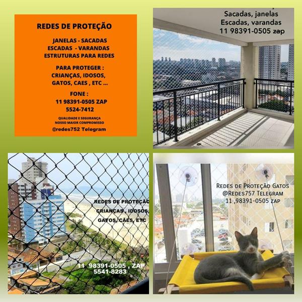 Redes de Proteção em Santa Cecilia, (11)   98391-0505, zap 