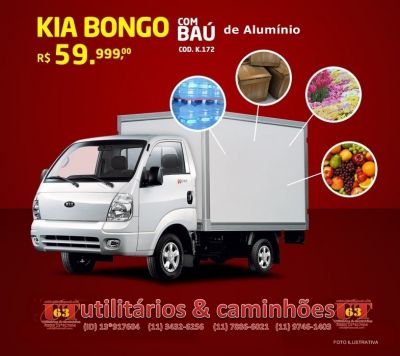 Kia-Bongo Baú zero KM Pronta Entrega
