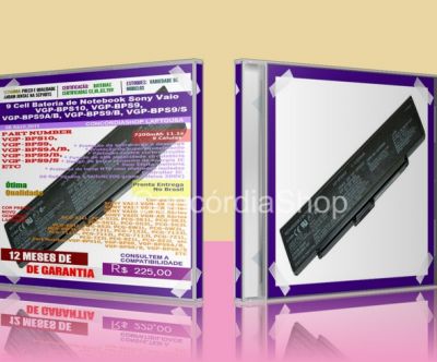 9 Cell Bateria de Notebook Sony Vaio VGP-BPS10, VGP-BPS9, VGP-BPS9A/B, VGP-BPS9/B, VGP-BPS9/S