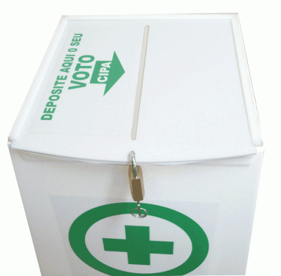 Urna para votação cipa