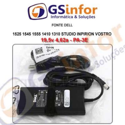 Fonte Carregador para Notebook Dell PA-3 em Brasília DF