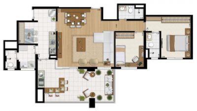 Vendo Apto no Condomínio Nova America / Cyrela / 100m² e 130m²