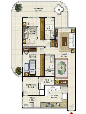 Apartamento em lançamento a venda em Cabo Frio
