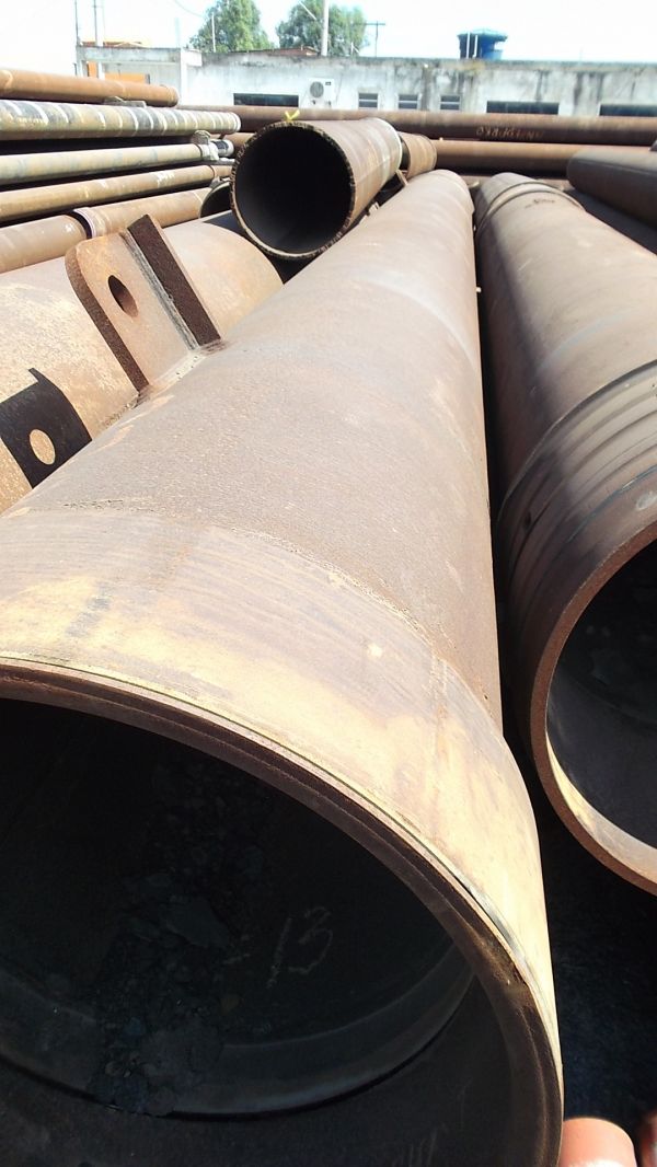 18 ton de tubos de aço de 30 x 1,5 pol