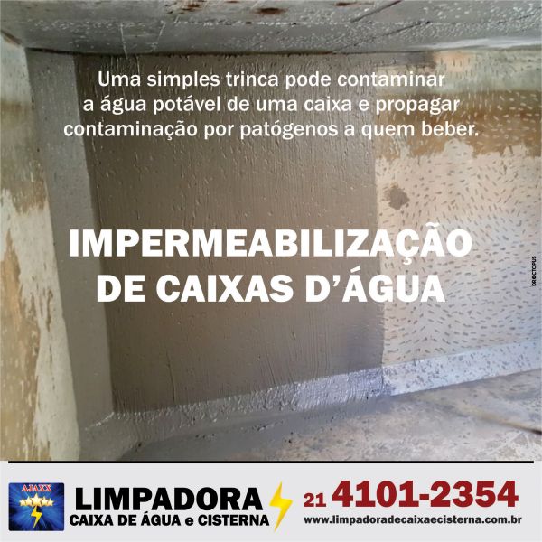 Impermeabilização de caixas de água no rio de janeiro