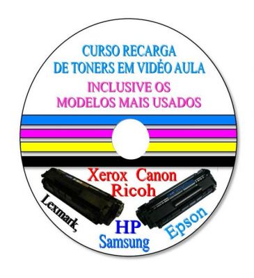 CURSO RECARGA DE CARTUCHOS JATO DE TINTA EM VIDÉO AULA  Este curso de recarga de cartuchos foi ideal