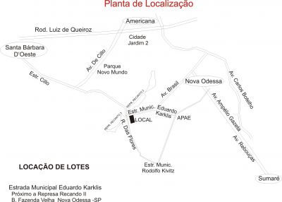 Locação de terreno em Nova Odessa -SP