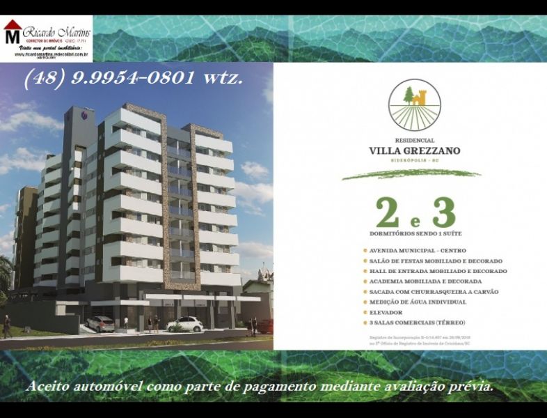 Residencial Villa Grezzano Centro Siderópolis apartamento venda