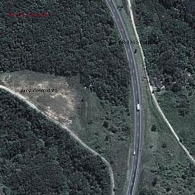 Área de terra na BR-376