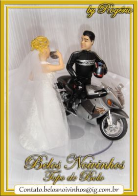 BELOS NOIVINHOS TOPO DE BOLO