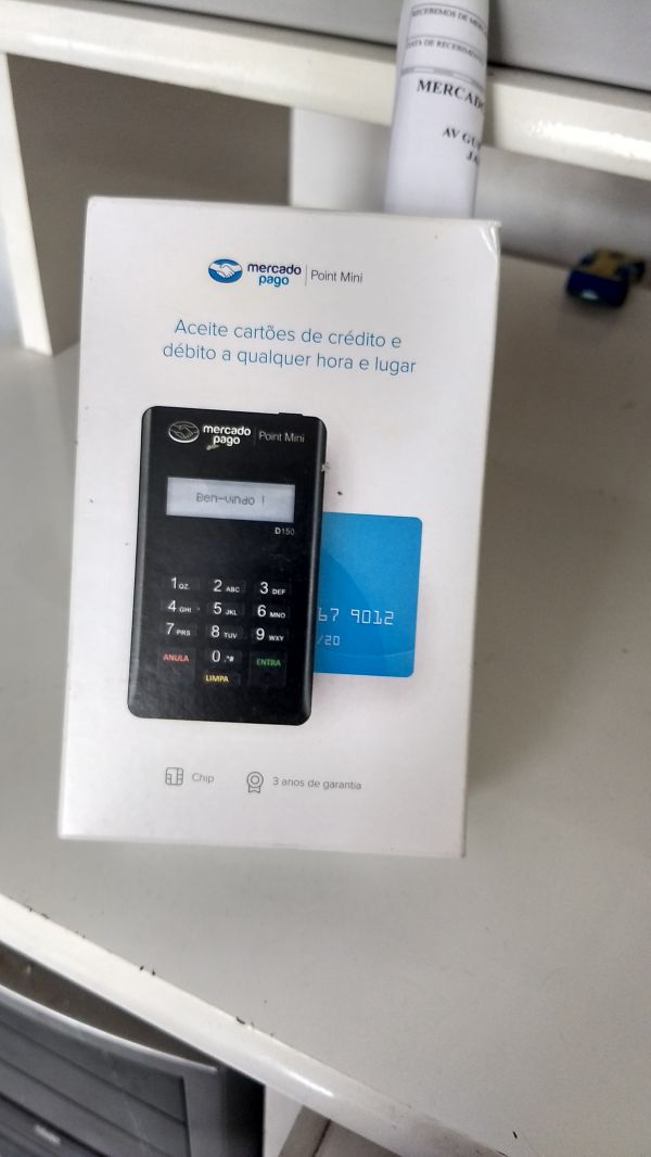 Máquina para cartão e débito rj