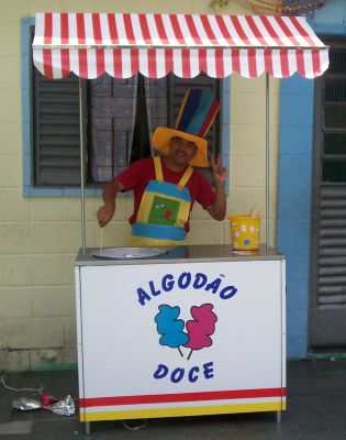 ALUGUEL DE BARRAQUINHA DE ALGODÃO DOCE.