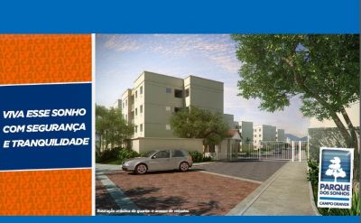 apartamentos em condomínio fechado em campo grande