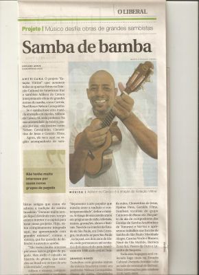 Aulas de Cavaquinho, Banjo & Violão Via Internet 2011