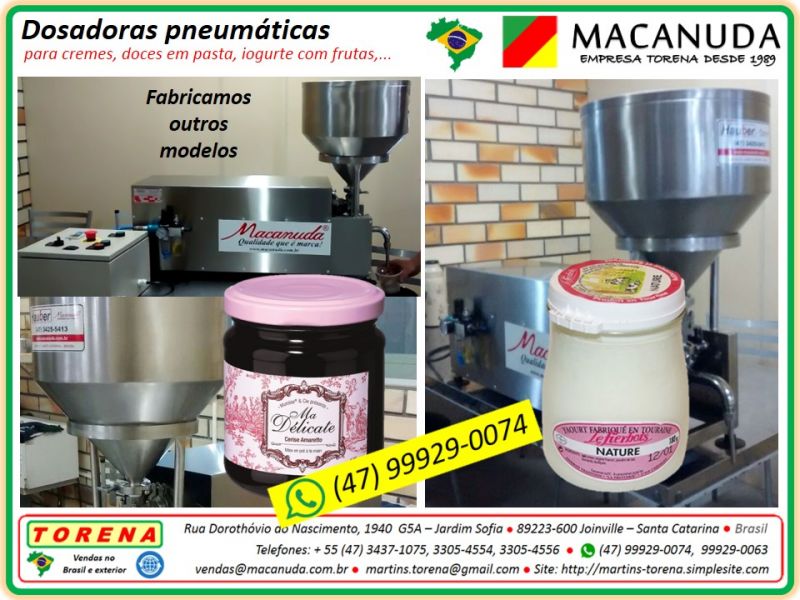 Equipamento para fabricar iogurte diversas capacidades marca Torena