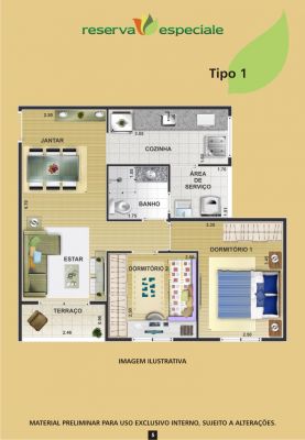 Apartamentos pré lançamento 2 dorms. E. Matarazzo