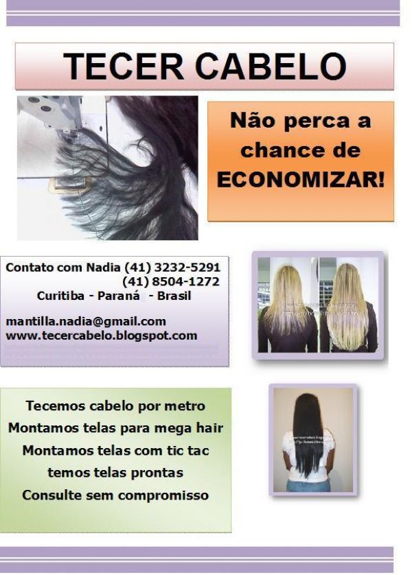 Tecer  cabelo