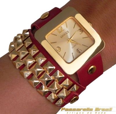 Relógio Pulseira em Couro