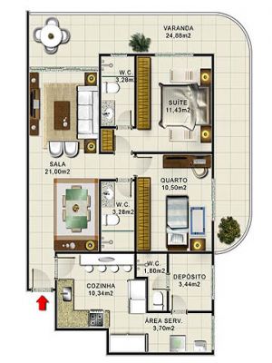 Apartamento em lançamento a venda em Cabo Frio