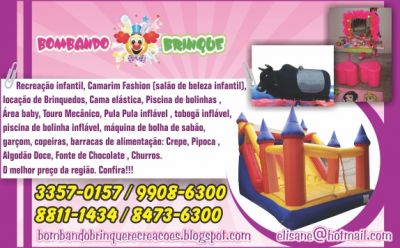 aluguel de Brinquedos e recreação infantil na Grande Florianópolis