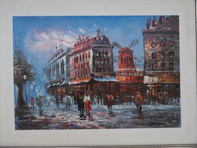 Quadro artesanal pintura