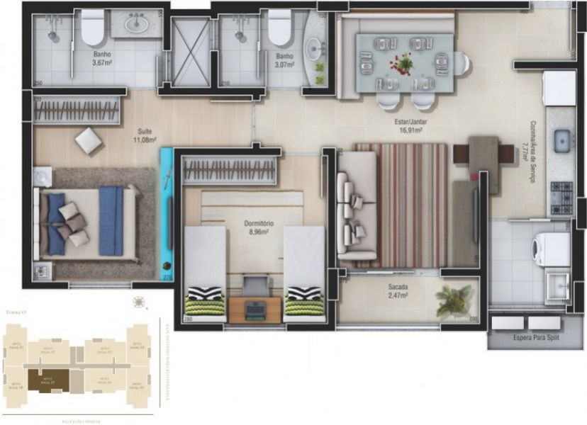 Volpago del Montello-bairro Centro (próx. escritório da Carbonífera Criciúma).