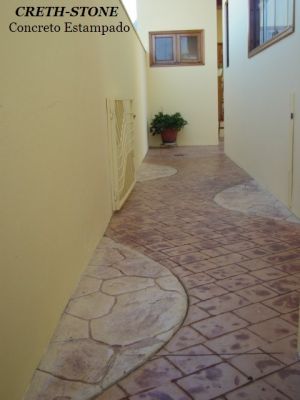 concreto estampado Creth-stone