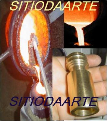 Curso de fundição de aluminio, bronze, latão, ferro, etc...